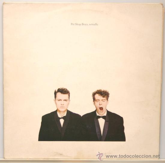 Discos de vinilo: PET SHOP BOYS actually LP emi 1987 - Foto 1
