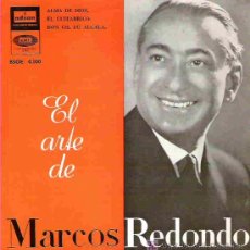 Discos de vinilo: MARCOS REDONDO - ALMA DE DIOS ** EP ODEON EMI 1960. Lote 16368054
