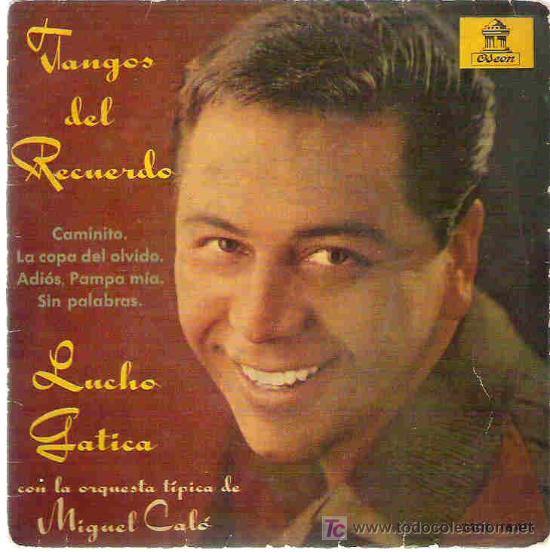 Discos de vinilo: lucho gatia ** caminito *** ep odeon 1962 - Foto 1