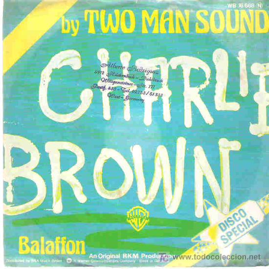Discos de vinilo: two man ound - charlie brown **wea 1972 - Foto 1