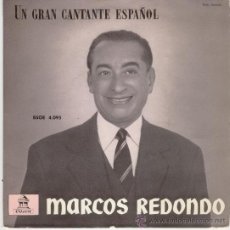 Discos de vinilo: MARCOS REDONDO - EL DIVO - LA LINDA TAPADA - 1959