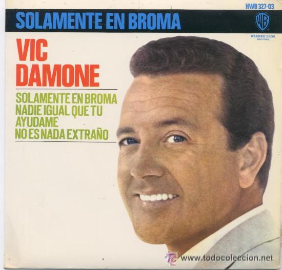 Discos de vinilo: vic damone, solamente en broma, del 65 - Foto 1