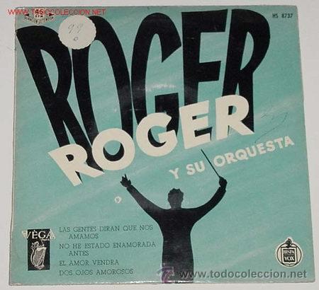 Discos de vinilo: ANTIGUO DISCO DE ROGER Y SU ORQUESTA - Foto 1