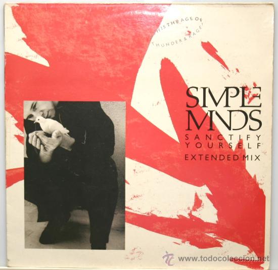 Discos de vinilo: SIMPLE MINDS sanctify yourself MAXI virgin 1986 - Foto 1