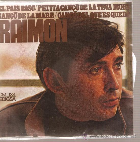 Discos de vinilo: EP CATALA - RAIMON - EL PAIS BASC  + 3 - Foto 1