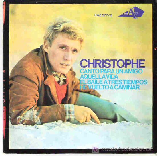 Discos de vinilo: christophe - canto para un amigo*** ep hispavox 1966 - Foto 1