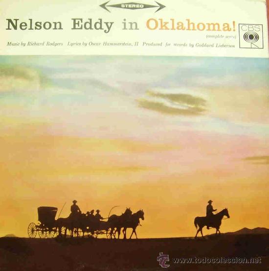 Discos de vinilo: NELSON EDDY-IN OKLAHOMA LP (AUSTRALIA) - Foto 1