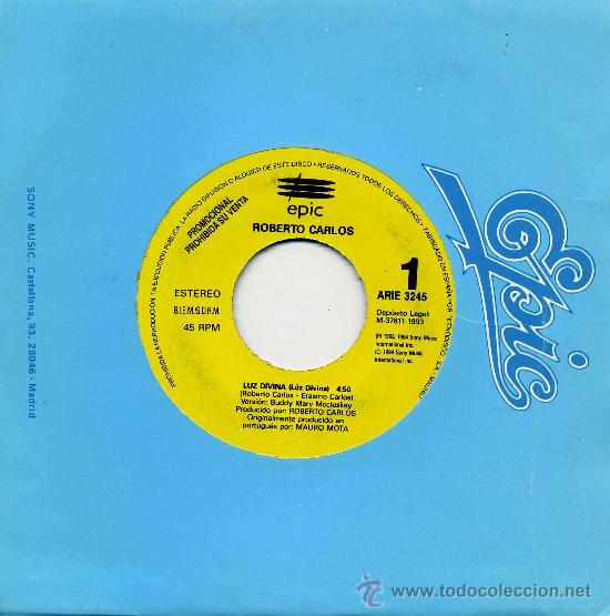 Discos de vinilo: Roberto Carlos - Luz Divina - Foto 1