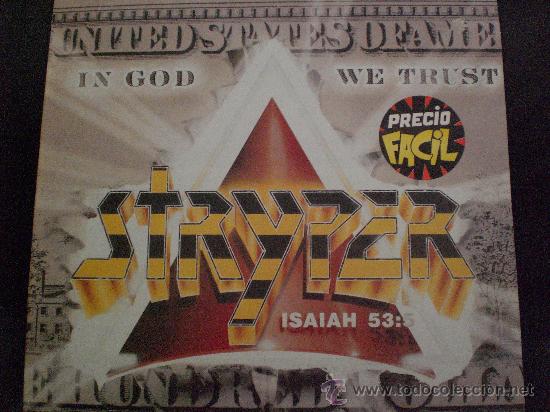 Discos de vinilo: STRYPER. IN GOD WE TRUST - Foto 1