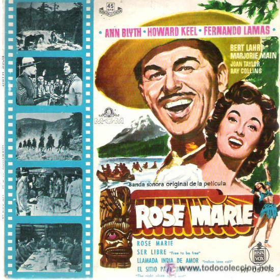 Discos de vinilo: ROSE MARIE - BSO *** EP 1960 HISPAVOX - Foto 1