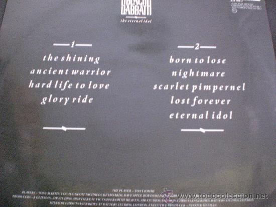 Discos de vinilo: BLACK SABBATH. THE ETERNAL IDOL - Foto 2