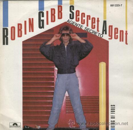 Discos de vinilo: ROBIN GIBB THE BEE GEES - SECRET AGENT - SINGLE DE VINILO C-57