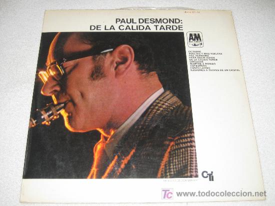 Discos de vinilo: PAUL DESMOND - DE LA CALIDA TARDE- ESPA&Ntilde;OL 1969 - Foto 1