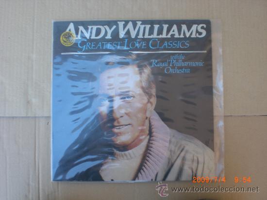 Discos de vinilo: ANDY WILLIANS, GREATEST LOVE CLASSICS - Foto 1