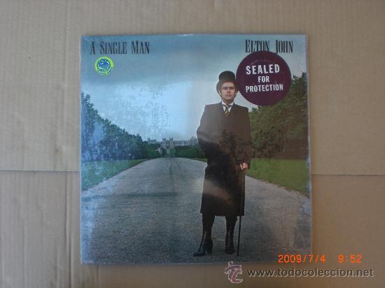 Discos de vinilo: ELTON JHON, SINGLE A MAN - Foto 1