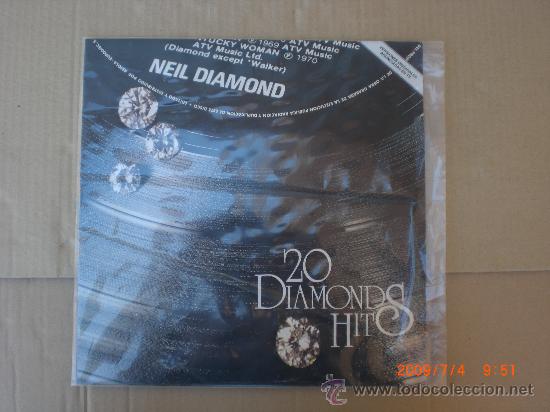 Discos de vinilo: NEIL DIAMOND, 20 DIAMOND HITS - Foto 1