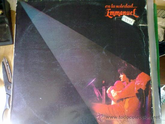 Disques de vinyle: solo funda caratula de... emmanuel