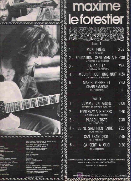 Discos de vinilo: maxime le foresteier *** lp polydor francia en carpeta doble - Foto 2