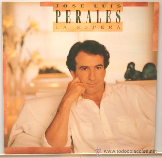 Discos de vinilo: JOSE LUIS PERALES la espera LP CBS 1988 - Foto 1