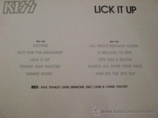 Discos de vinilo: KISS. LICK IT UP - Foto 2