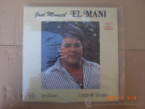 Discos de vinilo: JOSE MANUEL (EL MANI) COSAS DE SEVILLA - Foto 1