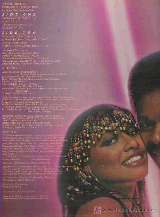 Discos de vinilo: peaches & herb *** twice the fire ** polydor 1979 - Foto 2