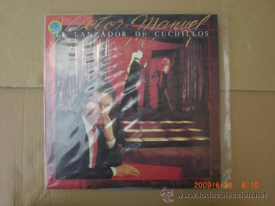 Discos de vinilo: VICTOR MANUEL, EL LANZADOR DE CUCHILLOS - Foto 1