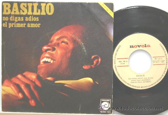 Discos de vinilo: BASILIO no digas adios-el primer amor single 1970 - Foto 1
