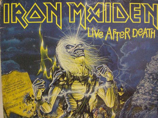 Discos de vinilo: IRON MAIDEN. LIVE AFTER DEATH - Foto 1