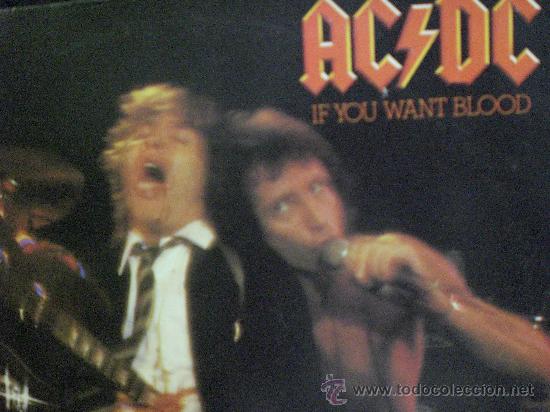 Discos de vinilo: AC / DC. IF YOU WANT BLOOD - Foto 1