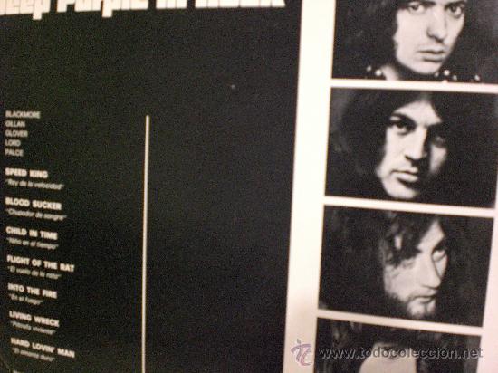 Discos de vinilo: DEEP PURPLE. IN ROCK - Foto 2