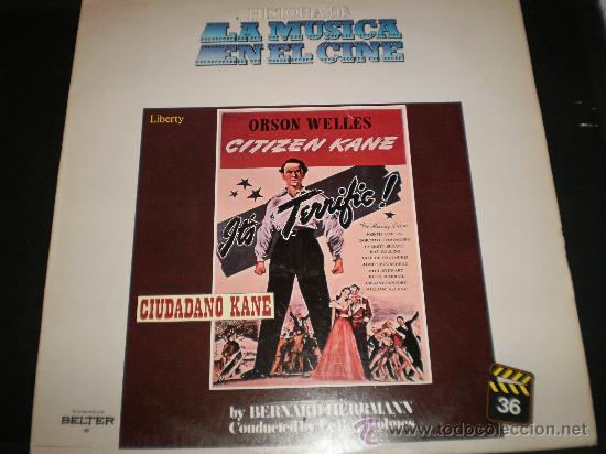 Discos de vinilo: CIUDADANO KANE. BERNARD HERRMANN. BSO. - Foto 1