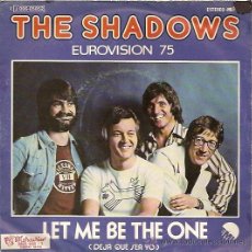 Discos de vinilo: THE SHADOWS FESTIVAL DE EUROVISION AÑO 1975 SINGLE SELLO EMI. Lote 15121163
