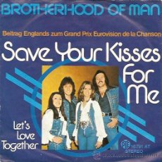 Discos de vinilo: BROTHERHOOD OF MAN FESTIVAL DE EUROVISION AÑO 1976 SINGLE SELLO PYE EDICCION ALEMANA. Lote 15123040