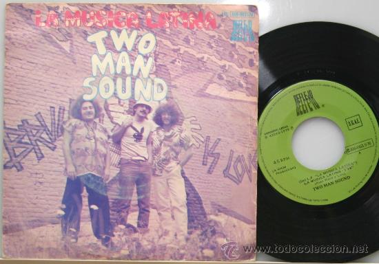Disques de vinyle: TWO MAN SOUND la musica latina-a mexico single emi 1979