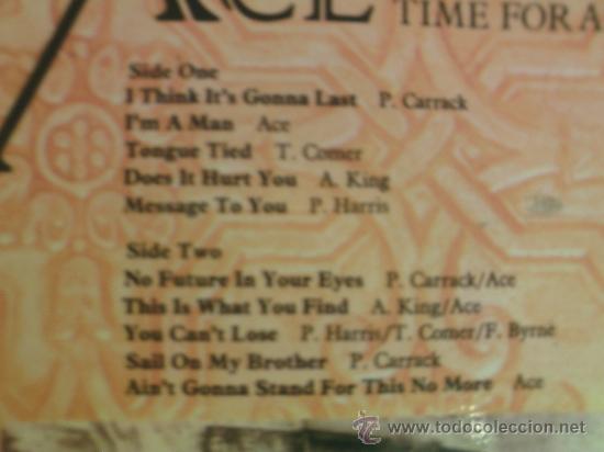 Discos de vinilo: ACE ----- TIME FOR ANOTHER - Foto 2