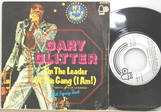 Discos de vinilo: GARY GLITTER soy el jefe de la banda-imaginate single 1973 - Foto 1