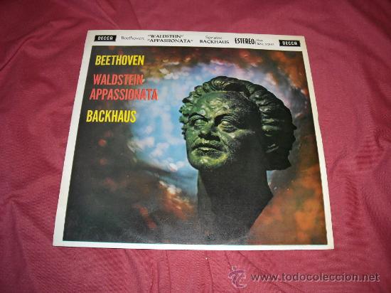 Discos de vinilo: BEETHOVEN..WALDSTEIN.APPASSIONATA..BACKHAUS DECCA SXL 2241 SPA 1961 REE 1966