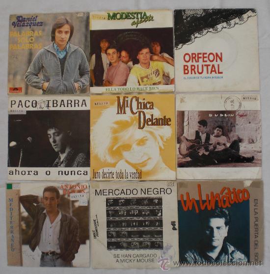 Discos de vinilo: 9 disco singles de m&uacute;sica espa&ntilde;ola &middot; 9 &euro;/single - Foto 1