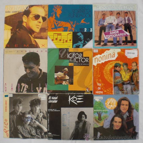 Discos de vinilo: 10 disco singles de m&uacute;sica espa&ntilde;ola &middot; 9 &euro;/single - Foto 1