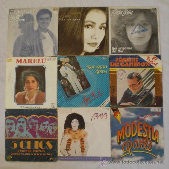Discos de vinilo: 9 disco singles de m&uacute;sica espa&ntilde;ola &middot; 9 &euro;/ disco - Foto 1