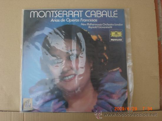 Discos de vinilo: MONTSERRAT CABALLE, ARIAS DE OPERA - Foto 1