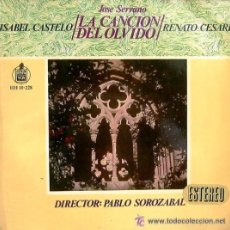 Discos de vinilo: LA CANCIÓN DEL OLVIDO - ZARZUELA - PABLO SOROZÁBAL - 1963. Lote 20769468
