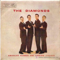 Discos de vinilo: THE DIAMONDS - AMERICAN`S NUMBER ONE SINGING STYLISTS *** EP 1959 ESPAÑA MERCURY. Lote 15310392