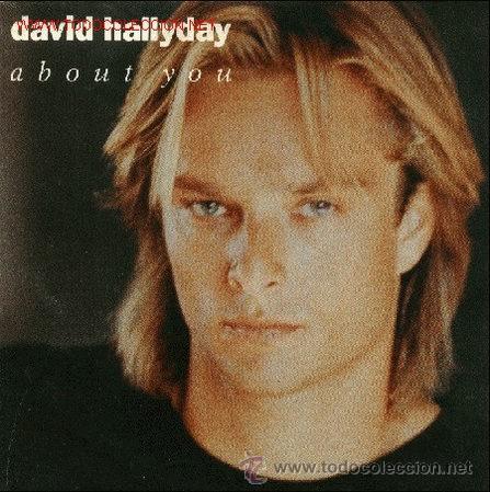 Discos de vinilo: David Hallyday single about you 1990 ger - Foto 1