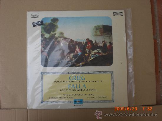 Discos de vinil: GRIEG Y FALLA