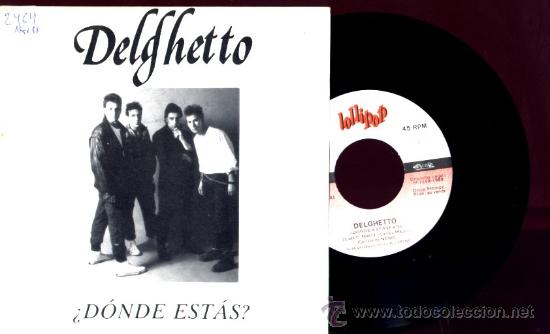 Discos de vinilo: DELGHETTO SINGLE PROMO ENVIO GRATIS - Foto 1