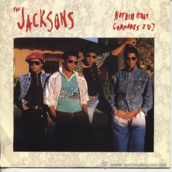 Discos de vinilo: THE JACKSONS- NOTHIN ( THAT COMPARES 2 U) - Foto 1