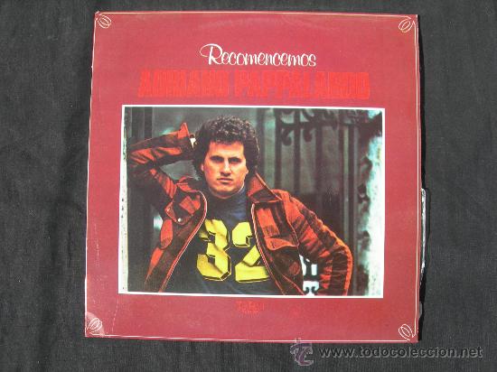 Discos de vinilo: LP ADRIANO PAPPALARDO // RECOMENCEMOS - Foto 1