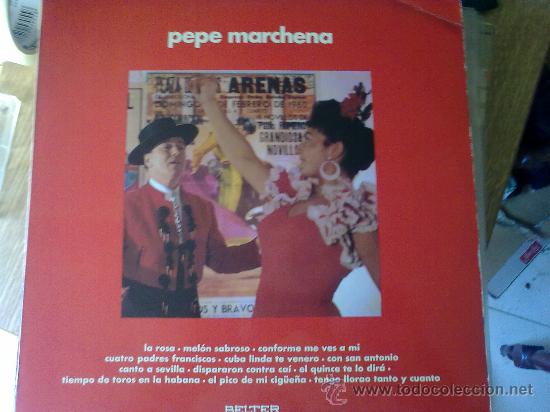 Discos de vinilo: Pepe Marchena - La Rosa (Belter, 1973) - Foto 1